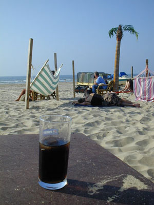 Cola unter Palmen
